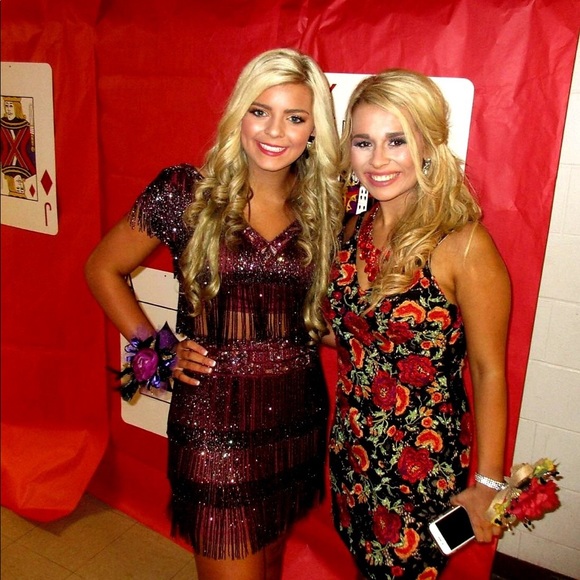 Short Sherri hill prom dress. Two piece - Picture 1 of 6